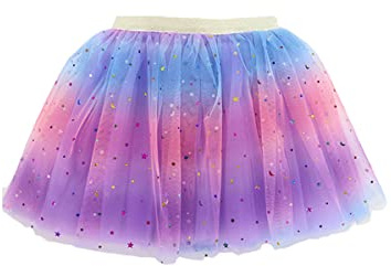 Tutu Fille, Deguisement Bebe Enfant Ballet Danse Classique Fille Costume Pour Carnaval Fête Anniversaire Cadeaux pour Filles 2 3 4 5 6 Ans, Robe de Princesse Jupe Tulle Rose Femme (Violet Clair)