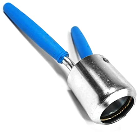 Flaschen mit Drehverschluss versiegeln: Kapselversiegler/Siegelpresse manuell für Alu Handschraub-Verschlüsse mit Originalitäts-Ring (passt nur auf PP 28mm)