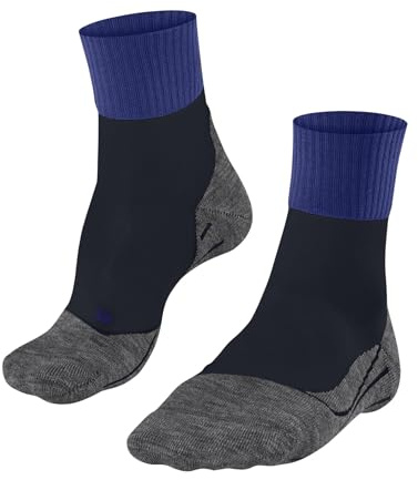 FALKE Men's TK2 Cool Short Hiking Socks Medium Cushioning Anti Blister Cooling Effect Low-Cut Vegan Quick-Drying Breathable Lyocell Functional Yarn 1 Pair