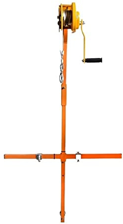Polipasto de cabrestante portátil para instalación de aire acondicionado, cabrestante especializado para montaje y desmontaje de unidades exteriores YIJIAN (color: cabrestante de 1800 lb 20 m) (sopor