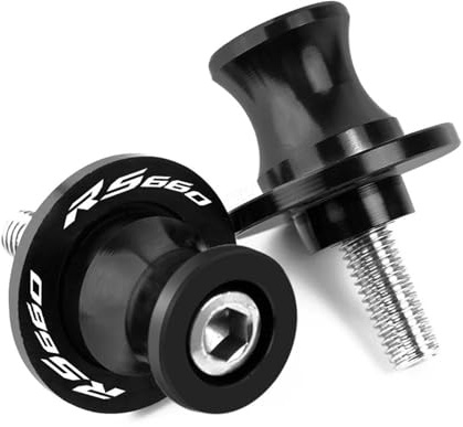 Schwingenschutz Montageständer Für Aprilia RS660 RS 660 2020 2021 Motorrad CNC Aluminium 6MM Schwinge Spulen Slider Stand Schrauben(Black)