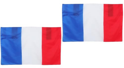 VANZACK 2St WM-Flagge Kostüm Umhang Kleidung mit französischer Flagge Umhang für Erwachsene Rotkäppchen fahne banners Flaggen frankreich flagge kostüm frauen französischer Umhang Polyester