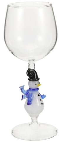 Hoement Xmas Schneemann Weinglas Hochwertiges Cocktailglas Mit Volumen Für Weihnachtsfeiern Hochzeiten Geburtstage Glattes Design Leicht Zu Reinigen Vielseitig Einsetzbar Für