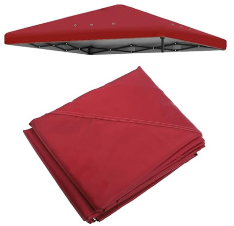 lyrlody Tetto di Ricambio per Gazebo da Giardino, 3x3 M, Impermeabile, Pieghevole, 4 Angoli, per Feste all'Aperto