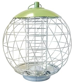 Johnston & Jeff Miami Squirrel Proof Fat Ball Feeder 25cm Metal Wild Bird Feeder
