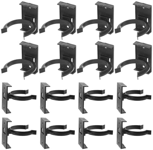 Yardenfun 20Pcs Kitchen Plinth Leg Clips Cabinet Kick Board Clips Plastic Cabinet Feet Fastening Hardware for Home Shop Bathroom Installation