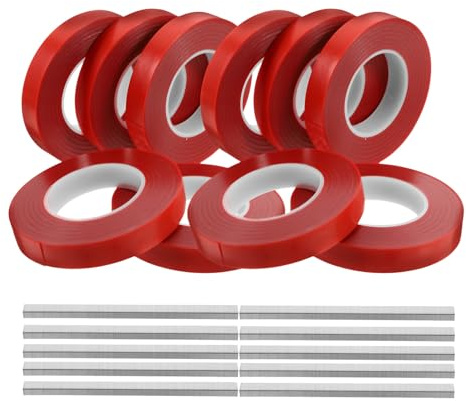 JOINPAYA Máquina Atadora Cinta Elástica y Grapas para Jardín, Incluye 10 Rollos de Cinta para Ataduras de Árboles en Patios y Huertos