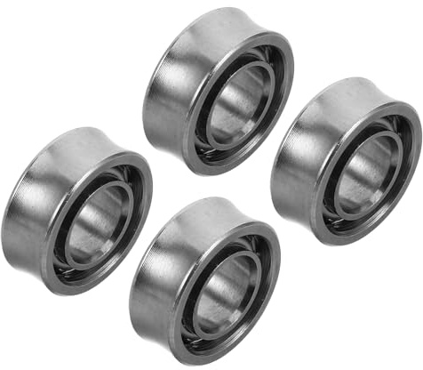 Homoyoyo 4 Stück Hochgeschwindigkeits Kugellager 10 kugel Präzisionslager aus Kohlenstoffstahl für Skateboard Scooter mit U förmiger Konstruktion und Verbesserter Stabilität