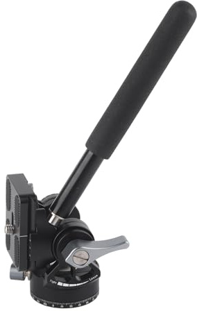 Vistreck DT 03S SLR-kamerahandtag Hydrauliskt Stativhuvud - Bärbar Aluminiumlegering med Panoramamöjligheter och Justerbar Fördämning för Fotografer