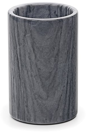 RSVP International Grey Marble Cooler, 4.5 x 7 | Use with Champagne, Wine, Beer, Kitchen Tools & More | Keeps Drinks Cold in Elegance, One Size