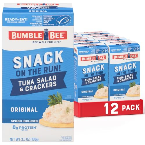 Bumble Bee Snack On The Run! Original Tuna Salad Kit (Pack of 12)