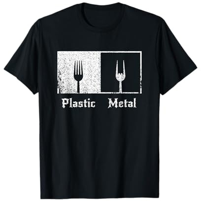 Plastic Metal Musik Hard Rock Heavy Festival Konzert T-Shirt