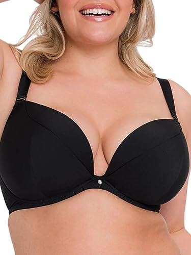 Curvy Kate Superplunge multiway BH för kvinnor, Svart (svart svart), 75H