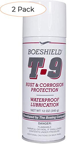 BOESHIELD T-9 Rust & Corrosion Protection/Inhibitor and Waterproof Lubrication, 12 oz. (Pack 2)