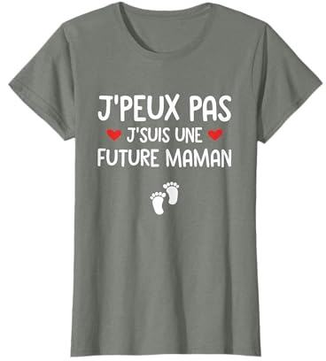 Femme Enceinte Grossesse Future Maman T-Shirt