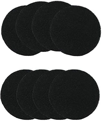 QWORK 8 Stücke Filter Komposthaufen Rund, Kompostbehälter Kohlefilter, für Kompostbehälter bis 17cm