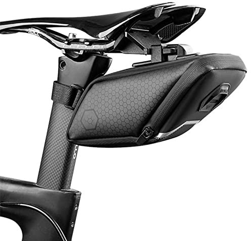WHYUNM26 Fahrradsatteltasche Tragbare, Reflektierende MTB-Tasche mit Schnellverschluss Regen- und Verschleißfeste Fahrradheck-Rückentasche Fahrradzubehör
