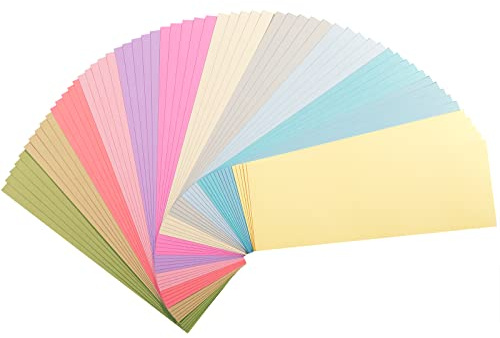 Florence Tonkarton Pastell - Bastelkarton 11,4 x 30,5 cm - Bastelpapier 60x mit 12 Farben - Scrapbook Papier für Karten Basteln, Stanzen und Papierbasteleien - Bastelset Glatt