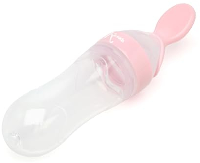 Kiokids Cuchara Alimentadora Para Bebés Rosa Claro
