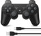 Powerextra Mando Inalámbrico para PS-3, Inalámbrico Bluetooth Controlador con Doble Vibración Controller para PS-3(Negro)
