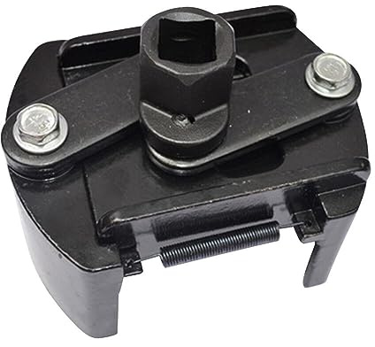 Slakerbe Llave universal para filtro de aceite, 80-105 mm, 1/2 conector, ajustable, kit de herramientas de extracción de filtro de aceite
