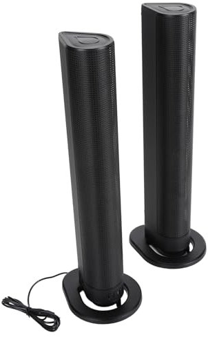 Bewinner Barre de son stéréo Home Cinéma 3D avec Bluetooth 5.3, barre de son TV 40 W pour téléviseur et PC, système de son surround sans fil avec portée jusqu'à 10 m