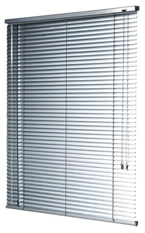 X1NGFU Aluminium-Jalousien,Silber Sonnenschutz Jalousette,25mm Metall Home-Office Lamellen- Wasserdicht Isolierte Lichtschutz Fensterjalousie,Anpassbar Farbe und Größe,Breite × Höhe (110cm x 180cm)