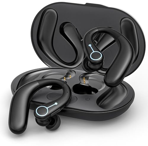 Hearing Aids, Hearing Aids for Seniors with Bluetooth, Rechargeable Hearing Aid with APP for People with Hearing Loss, 5 Levels of Volume Automatic Noise Cancellation, Clear Sound and Easy to Use, Black