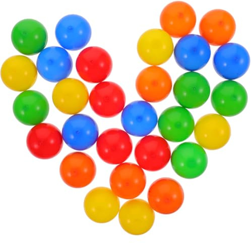 VICASKY Mini-Hohlkugeln 20 Stück Lotteriekugeln Hohlkugeln Tombola Bälle 3cm Teilbare Plastikkugeln Kleine Ball Kugeln zum Befüllen für Partygeschenke Partyspiele Festliche
