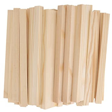 HOODANCOS 50stücke Diy Holzstäbe Aus Fichtenholz Bastelmaterial Für Modellbau Handwerk Und Kreative Diy-projekte Langlebig Und Praktisch Für Bastelarbeiten