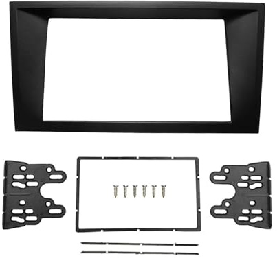 Para F&ord Para Mondeo 2002 2003 2004 2005 2006 Facia Reproductor Estéreo El Tablero Instalar Kit Molduras Reacondicionar Marco Bisel Doble 2 Din Fascia radio fascia frame stereo panel(178 x 100 mm)