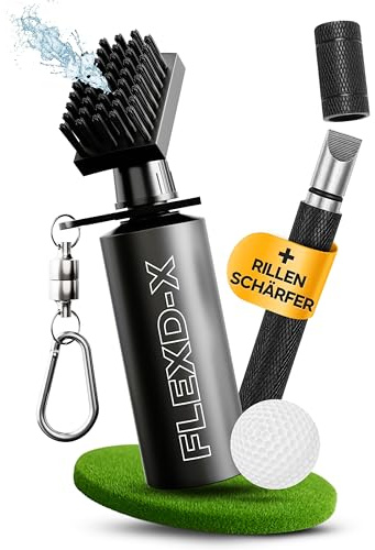 Golf Bürste Wasser & Golf Rillenschleifer - Golfschläger Bürste für Eisen