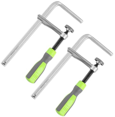 Oniissy Set di morsetti a coda di rondine con morsetto a T, guide in metallo, per lavorazione del legno, fissaggio con scanalatura per banco da lavoro, 200 x 60 mm, con sistema di blocco a sgancio