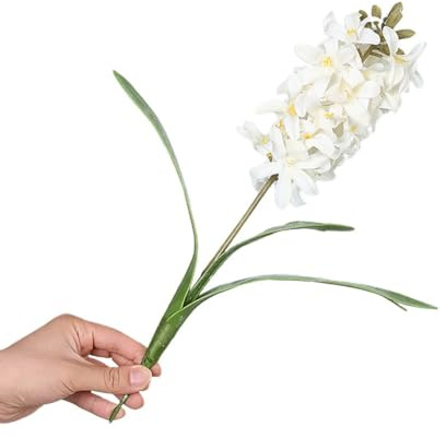 FUANA Fiori artificiali di giacinto viola, decorazione per casa, giardino, matrimonio, fiori finti