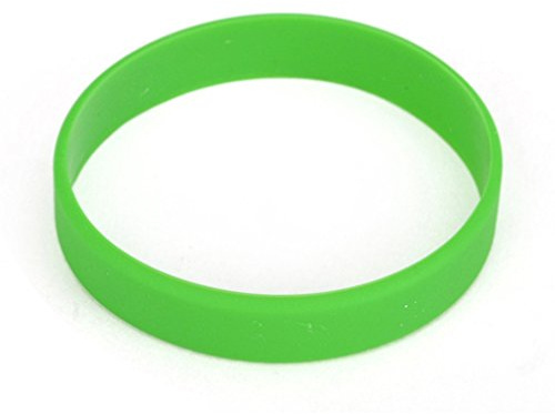 Hoerev Leere Silicone Charity Bracelets Rubber Sport Armband, 10 Stück