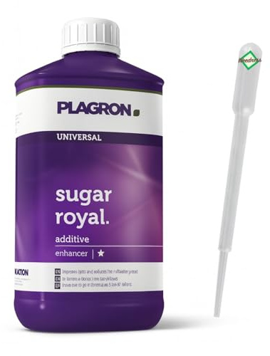 Weedness Plagron Sugar Royal 1 Liter Blütestimulator – Bio Dünger NPK Grow Blüte Booster Tomaten Gurken Flüssigdünger Organischer