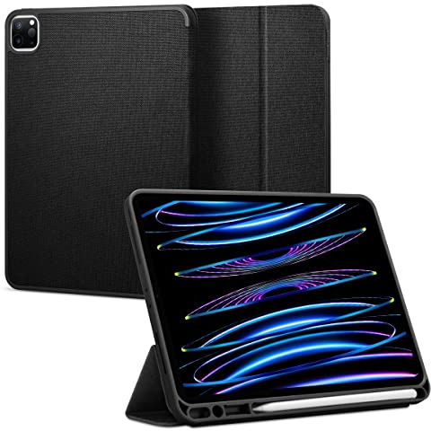Spigen Cover Urban Fit Compatibile con iPad Pro 11 polici (2022/2021/2020/2018 Model) con supporto per Apple Pencil - Nero