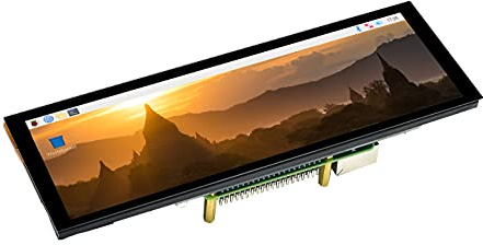 Waveshare 7.9inch Capacitive LCD HDMI Touch Control Panel 400×1280 Resolution IPS Screen with Toughened Glass Cover Supports All Versions of Raspberry Pi Jetson Nano Windows 7.9Zoll Mini Bildschirm