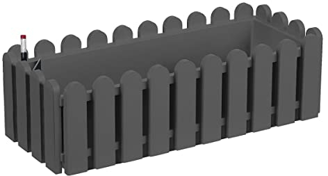 Poétic Landhaus Blumenkasten Granit mit Aqua Comfort 50 cm