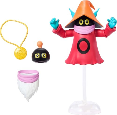 Masters of the Universe Origins 14 cm Orko-ledad figur från tecknad kollektion inspirerad av 80-talets TV-serie, med realistiska detaljer, Montork-bas och huvud, JBM92