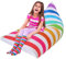 BORDEAG Sitzsack-Stuhlbezug, Sitzsack Stuffie Sitz, Kinder Sitzsack Stofftier, Sitzsack Kinder Kuscheltier Für Plüschtiere Nur Spielzeug Abdeckung Plush Toys Cover Kindercouch