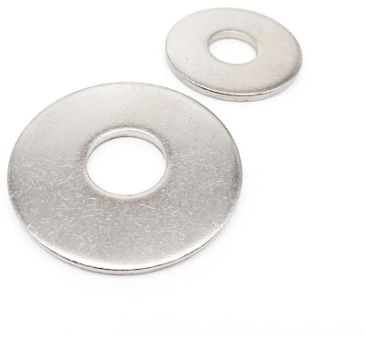 LDHNFBYV GB96 DIN9021 304 Edelstahl Extra große breite Dicke Flache Unterlegscheibe(10pcs M8)