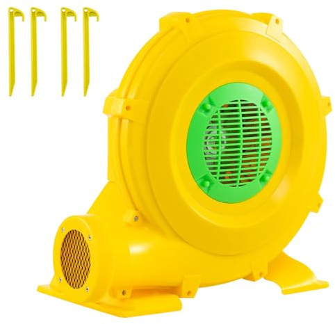 RELAX4LIFE Ventilatore Gonfiabile per Castello, Soffiatore Elettrico 350W-950W, con Cavo di Alimentazione, per Scivoli Acquatici, Giochi Gonfiabili Domestici e Commerciali (750W)