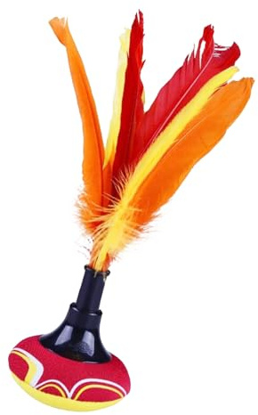 Shuttlecocks Beach Games Outdoor Sports Toys, Hand Kick Shuttlecock, Flexibles Gefiedertes Shuttlecock, Spaß für Hinterhof, Park, Training mit Wettkampf, Übung