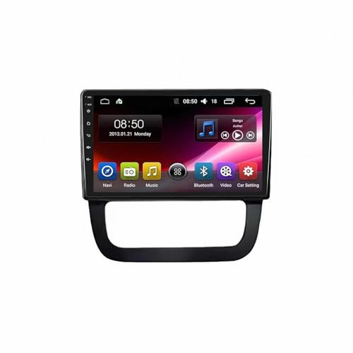 Wireless Carplay Android Auto Display für VW Volkswagen Jetta 5 2005-2010 Car Play mit Dashcam Sprachsteuerung Karten Navigation Bluetooth Aux Loop, 4 Kern 4G+64G