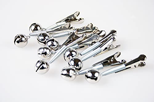 Angel Glöckchen York Bissanzeiger Aalglocke mit Klemme Angelzubehör 10Stk Set (16mm)