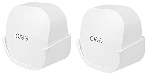 Väggfäste för eero 6, skruvlös VHB-hållare för montering av eero 6 dubbla band nät Wi-Fi 6 utan borrning (starkt lim, 2-pack)