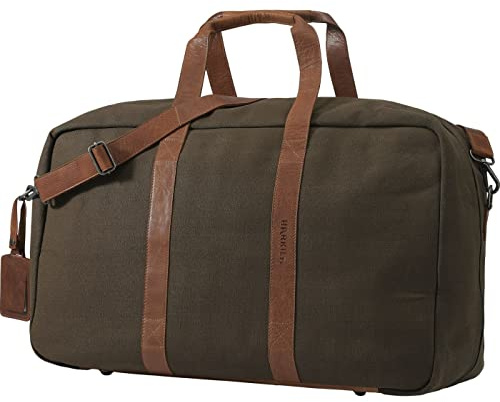 Härkila Reisetasche - Jagdtasche mit Ledergriffen - Jägertasche für Jagdzubehör - Urlaubstasche für Jäger, Größe:65l