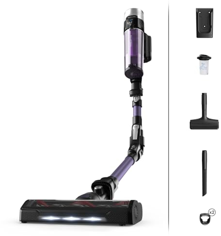 Rowenta XForce Flex 9.60 Aspirapolvere Senza Fili,Fino a 100 Air Watt, Autonomia Batteria fino a 45 minuti, Tecnologia Flex, Tecnologia Intelligente con Rilevamento Automatico delle Superfici,RH2039WO