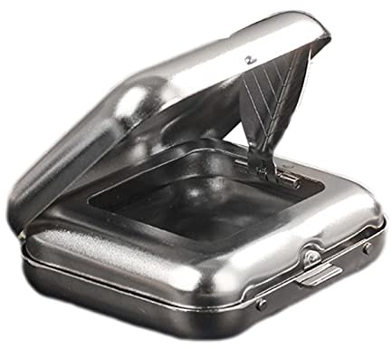 JATASI Aschenbecher, Taschenaschenbecher – Auto-Aschenbecher mit Deckel, moderner Rauchaschenbecher für Reisen und Camping